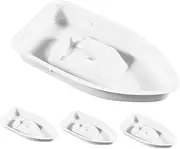 HONMEET 4pcs DIY Boat Building Kit Steam Hull Materials for Home Decor Model Boat