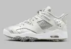 Nike Air Jordan Retro 6 G Golf NRG Gift Giving Silver FD6719-001 sz 7.5 Men's