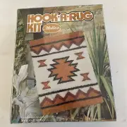 NEW Malina Hook-A-Rug Kit Vintage Aztec Latch Retro 70s craft Southwestern USA