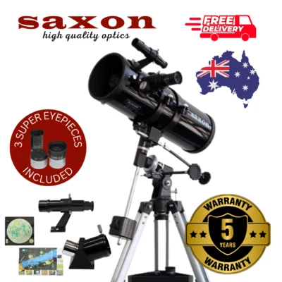 Saxon 1141EQ Reflector Telescope