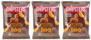 3 CHIPSTERS Chicken BBQ Flavor Potato Chips Bags Crisps Snacks 60g 2.1oz