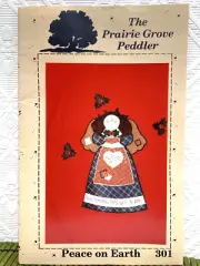 The Prairie Grove Peddler Peace on Earth Applique Patterns #301 Angel NEW
