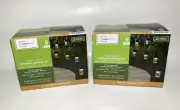 2pkMainstays Pathway Lighting Set | 12 Solar Powered LED Path & Landscape Lights