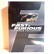 FAST & FURIOUS: 7-MOVIE COLLECTION (2016) DVD Action Crime Thriller NEW
