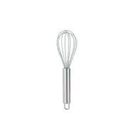 Manual Stainless Steel Handle Silicone Multi-Purpose Egg Beater Cake Cream Whisk Handheld Mixer Baking Tool (Light Green, 8 Inches)