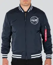 Alpha Industries NASA College TT Jacket, Size M for Men