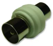 Adaptor TV Coax p To P Connectors Inter-Series Adapters