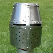 Medieval Templar Knight Helmet Larp Armour Helmet Battle Warrior Helmet Gift new