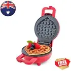 Convenient Mini Heart Waffle Maker Non-Stick Coated Plate Skid-Resistant Feet.*