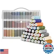 Sewing Machine Thread Set - 39 Colors Polyester Thread for Sewing Machine and