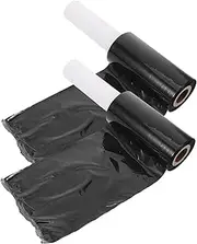 BCOATH Roll Handle Stretch Film Mini Stretch Packing Wrap with Handle Mini Stretch Wrap for Packing Stretch Wrap Handy Stretch Film Industrial Mini Stretch Film Wrap Cling Film Black Pe