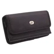 For Motorola Edge (2023) - Rugged Case Belt Clip Holster Canvas Cover Pouch