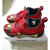 在飛比找蝦皮購物優惠-愛迪達 adidas 蜘蛛人大童運動鞋 籃球鞋 24.5cm