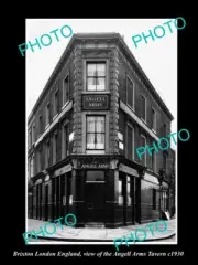 OLD LARGE HISTORIC PHOTO BRIXTON LONDON ENGLAND THE ANGELL ARMS TAVERN c1930
