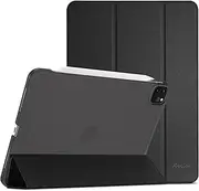 ProCase iPad Pro 11 Inch Case 2022/2021 / 2020/2018, Slim Stand Hard Back Shell Smart Cover for iPad Pro 11 Inch 4th Generation 2022 / 3rd Gen 2021/ 2nd Gen 2020 / 1st Gen 2018 -Black