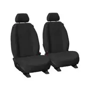 Sperling Cotton Canvas Tailor Made Seat Covers - Black, Front - CF307.102C TMCVBLK