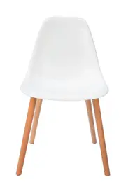 SK Designer Living Replica Eames DSW Inspired Chair - Plastic & Natural