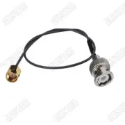 5x SMA Male to BNC Male Plug Pigtail 1.13mm Cable For Wlan Mini-PCI 50cm Length