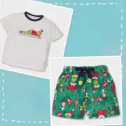 New Peter Alexander Grinch Xmas PJ Set. Size 2. RRP $71.90
