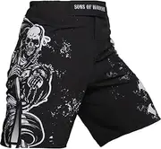 [Hardcore Training] Sons of Hardcore Fight Shorts Men's MMA BJJ Grappling Fitness Boxing Muay Thai No Gi