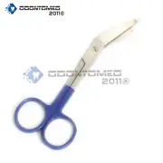 1 Lister Bandage Nurse Scissors 5.5''- Color Handles(Blue)