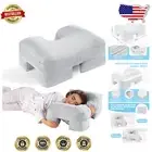 Ergonomic Side Sleeper Pillow with Arm Holes - Memory Foam Comfort Design