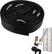 LONG Upgraded Door Anchor Strap for Resistance Bands, Workout Band with Portable Storage Bag, Secure Multi Point Gym Home Fitness(Bands Not Include)