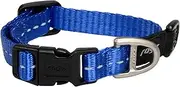 Rogz Classic Reflective Dog Collar Blue Extra Small