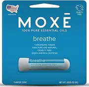 MOXE Breathe | Himalayan Salt Inhaler | Help Clear Congestion, Improve Breathing and Relieve Allergies | Essential Oil Inhalers | Peppermint, Eucalyptus and Lavender Essential Oils (1 Pack)
