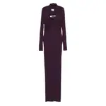 [Giuseppe Di Morabito] Giuseppe Di Morabito Safety-pin Detail Maxi Dress S PURPLE