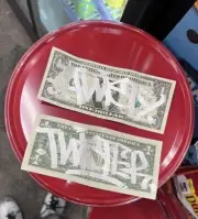 *Authentic* Barry McGee Aka Twister Aka Twist One Aka Twisty Signed Tag $1 Bill