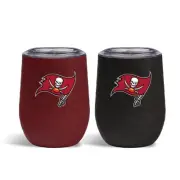 2-Pack Home/Away Leopard SS Stemless Wine Tumblers