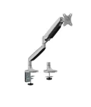 Brateck Single Screen Heavy Duty Mechanical Spring Monitor Arm Matte Silver