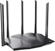 Tenda TX12 Pro AX3000 Dual Band Gigabit Wi-Fi 6 Router with Gigabit Ethernet Ports, 4 External Antennas, for Home and Office with 2.4GHz and 5GHz Bands, MU-MIMO Technology