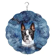 Boston Terrier Dog Breed Wind Spinner, yard decoration, dog wind spinner