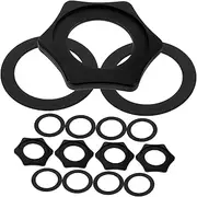 UPKOCH 5 Sets Microphone Rings for Handheld and Cordless Mics Easy to Install Mic Accessories Compact Design for Ktv Bars and Stage Performances