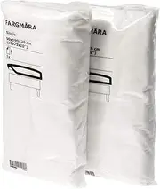 [IKEA] FARGMARA 90x190cm UK Single White Fitted 100% Cotton Bed Sheet - Set of 2