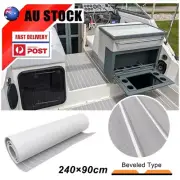 EVA Foam Boat Flooring Adhsive Light Grey Marine Decking 90x240cm Anti-slip Mat