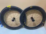 MAVIC ROAD WHEELSET COSMIC CARBONE 80 TUBULAR WITH TIRE BLACK 700C