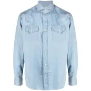 [Brunello Cucinelli] Brunello Cucinelli Button-up Denim Shirt XL BLUE