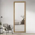 Vintage Glamour Full Length Mirror 175cm – Gold Frame Luxe Bedroom Decor AU