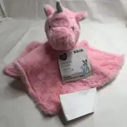 Parent's Choice Blanket Buddy Pink Unicorn Baby Security Blanket Plush Nunu