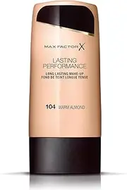 (35ml) - Max Factor Lasting Performance 104 Warm Almond Foundation, 35 ml