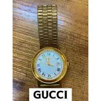 在飛比找蝦皮購物優惠-GUCCI 古馳 手錶 金色 白色 日本直送 二手