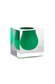 Jonathan Adler Bel Air Mini Scoop Vase in Emerald at Nordstrom