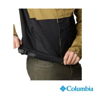 【Columbia 哥倫比亞 官方旗艦】男款-Omni-Tech防水2L外套-棕色(UWE68480BN/HF)