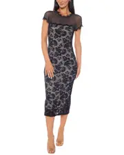 MARINA Lace Midi Dress