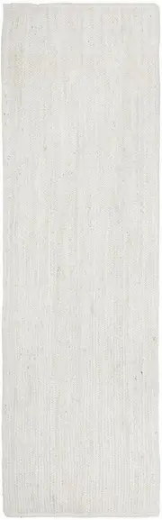 Bondi White Jute Runner