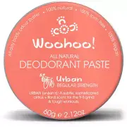 Woohoo All Natural Deodorant Paste Regular Strength (Urban)