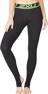 [2XU] Women's Elite Power Recovery Compression Tights - Enhance Performance & Recovery - Black/Nero